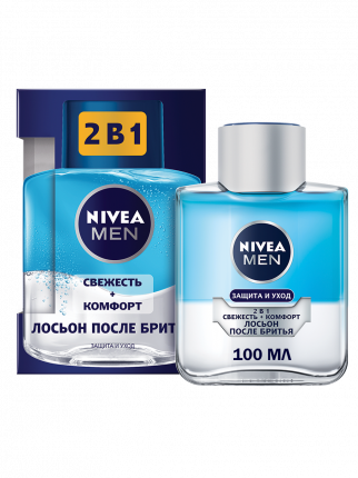 Лосьон после бритья NIVEA 2 в 1 Защита и уход 100 мл