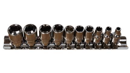 Набор головок торцевых 1/4" 04-13мм 10 предметов ЭВРИКА   ...