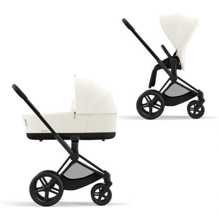 Коляска детская Cybex Priam IV Коляска 2 в 1, шасси IV Matt Black Off White