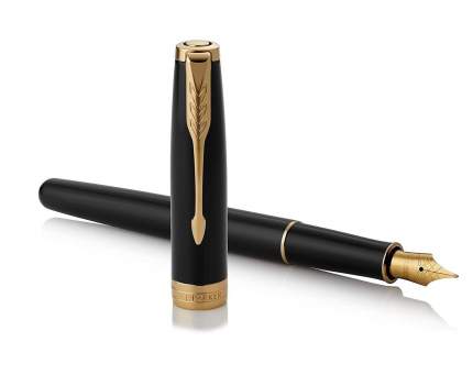Подарочный набор Parker Sonnet с перьевой ручкой и чехлом Black GT, перо M  2121710