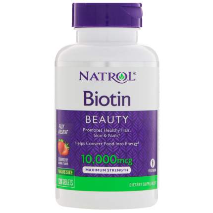 Витамин B7 Natrol Biotin 10000 60 таблеток