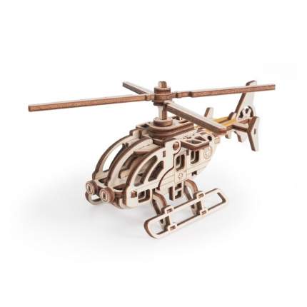 Конструктор деревянный 3D Lemmo "Вертолёт Стриж"