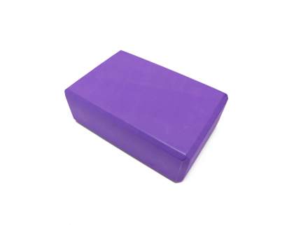 Блок для йоги URM Пенный 23x15x7,6 см, фиолетовый