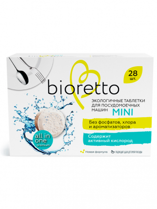 Таблетки для посудомоечной машины Bioretto - купить в Москве - Мегамаркет