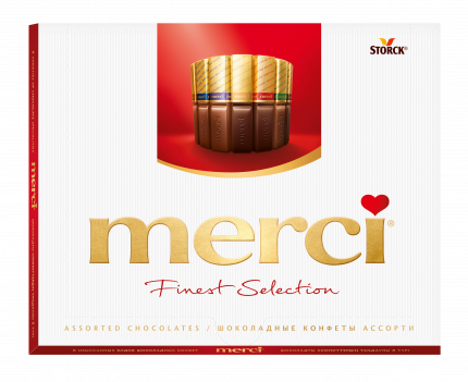Шоколадные конфеты Merci ассорти 250 г