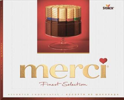 Шоколадные конфеты Merci ассорти 250 г