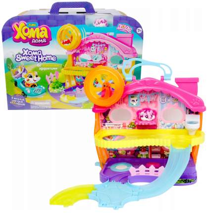 Интерактивная игрушка 1 TOY Хома Дома Хомы Дом со звуковыми эффектами Т12343