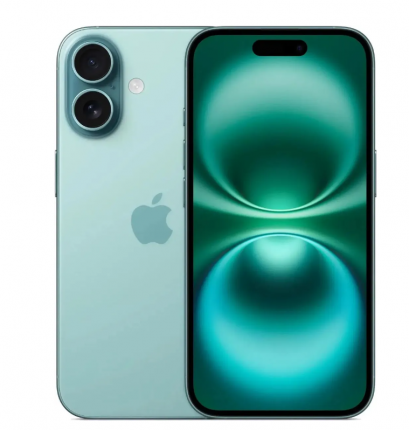 Apple iPhone 16 128 ГБ бирюзовый