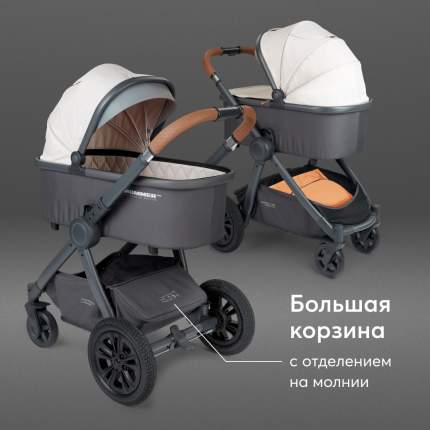 Коляска трансформер 2 в 1 MOMMER PRO (beige)