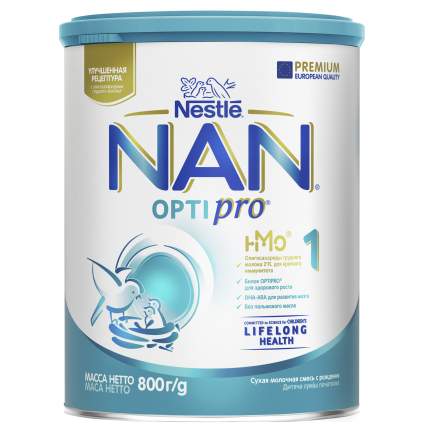 Молочная смесь NAN Optipro 1 от 0 до 6 мес. 800 г
