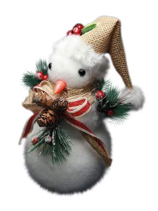 Рождественская декоративная фигурка "Снеговик", 10х21 см