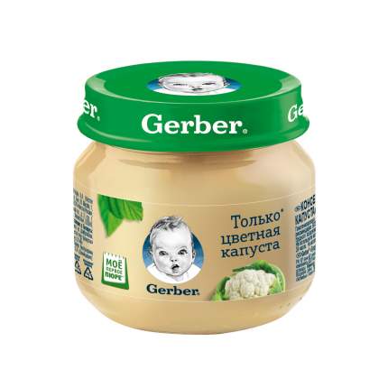 Пюре овощное Gerber Цветная капуста с 4 мес. 80 г