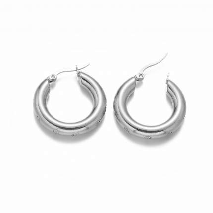 Серьги из стали CONNIE.steel CE0330107, горный хрусталь