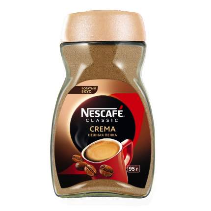 Кофе растворимый Nescafe classic crema натуральный порошкообразный 95 г