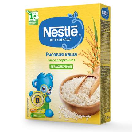 Каша безмолочная Nestle Рисовая гипоаллергенная с 4 мес. 200 г