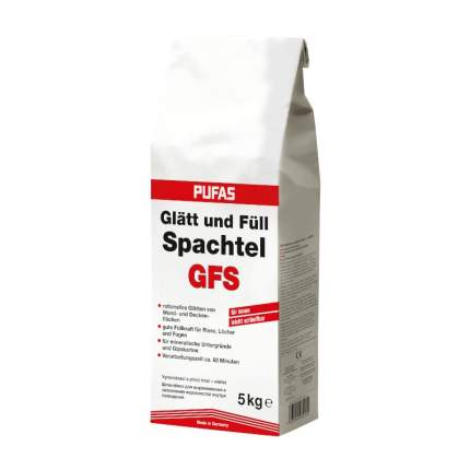 PUFAS N 3 Glatt- und Fullspachtel шпаклевка для выравнивания неровностей (5кг)