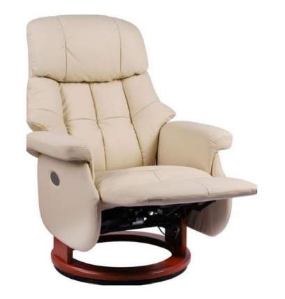 Кресло Reclainer LUX ELECTRO S16099RWB-061-029 обивка кожа цвет кремовый (светл)