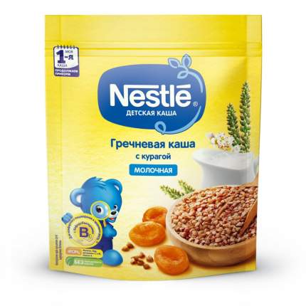 Каша молочная Nestle Гречневая с курагой с 6 мес. 220 г