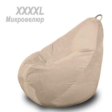 Кресло мешок Kreslo-Igrushka 4XL Велюр Бежевый
