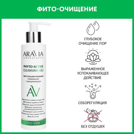 Гель для умывания Aravia Laboratories Phyto-Active с ниацинамидом 200 мл