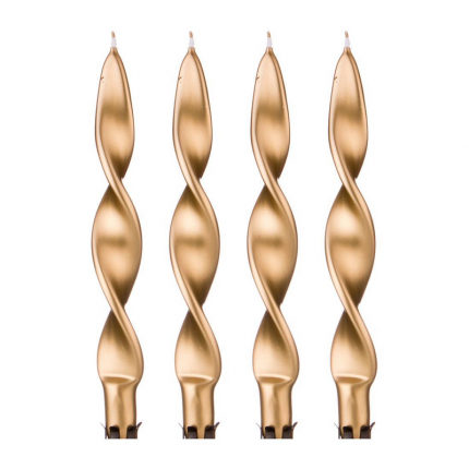 Тип товара: набор свечей, Цвет производителя: золото, Цвет: коричневый, Тип: свеча без аромата, Материал:   ...