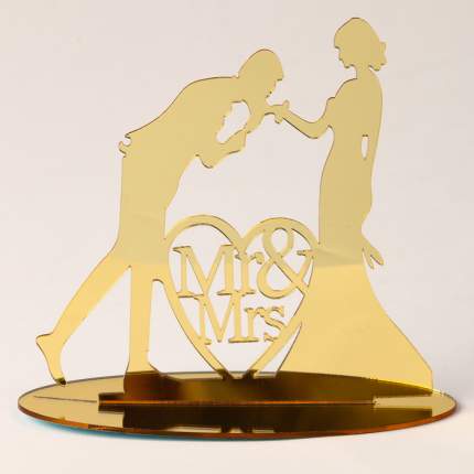 Топпер Страна Карнавалия Пара 10092473, цвет золотоВысота держателя, см13МатериалпластикСтрана   ...