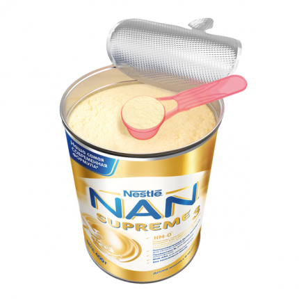 Детское молочко NAN 3 SUPREME с олигосахаридами для защиты от инфекций, 400г, с 12 мес