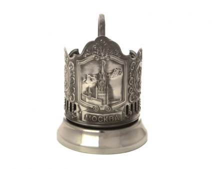 Тип товара: подстаканник, Цвет: серебро, Материал: латунь;   ...