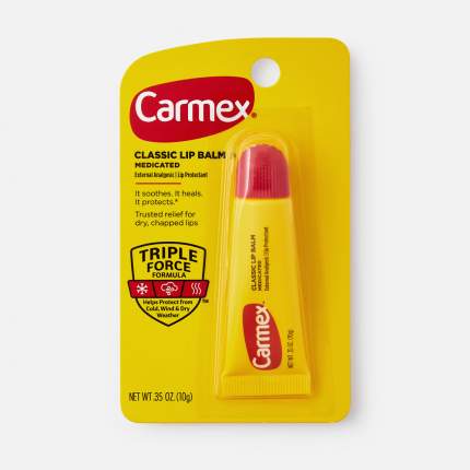 Бальзам для губ CARMEX SPF15 солнцезащитный, увлажняющий, прозрачный 10 г