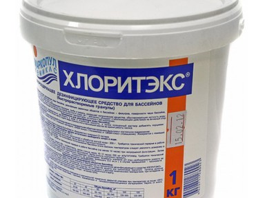 Средство для чистки бассейна Маркопул Кемиклс Хлоритэкс ХИМ04 1 кг