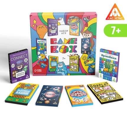 Набор игр «GAME BOX», 6 настольных игр, 7+