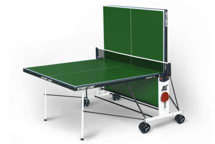 Теннисный стол Start Line Compact LX зеленый с сеткой