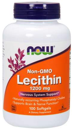 Лецитин NOW Lecithin 100 капс. натуральный