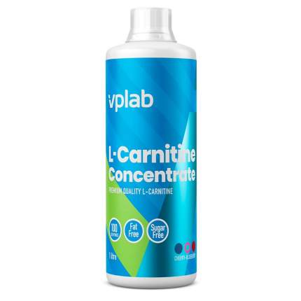 VPLab L-Carnitine Concentrate, 1000 мл, Cherry-Blueberry
