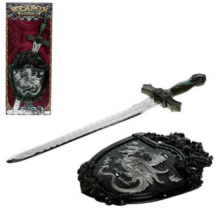 Набор рыцаря Орден Дракона, меч и щитРазмер щита: 19 1,5 26,5 см.Размер меча: 49 12 2,5  ...