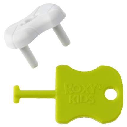 Заглушка для розеток Roxy-Kids набор 8 шт (белый)