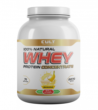 Протеин Cult Sport Nutrition Whey Protein, 2270 г, banana