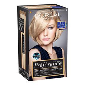 Краска для волос L'Oreal Paris Preference оттенок 9,1 Викинг