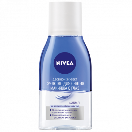 Средство для снятия макияжа с глаз NIVEA Двойной эффект 125 мл