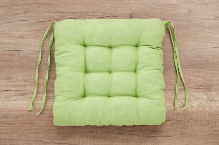 Подушка на стул на сидушку Linen Way 5110 40х40 см, зеленый 1 шт