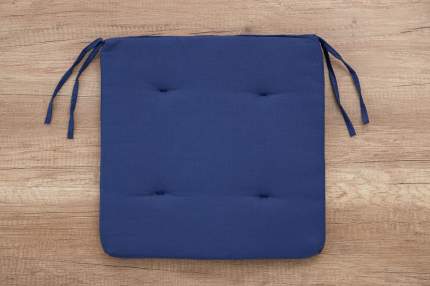 Подушка на стул на сидушку Linen Way 437 40х40 см, синий 1 шт