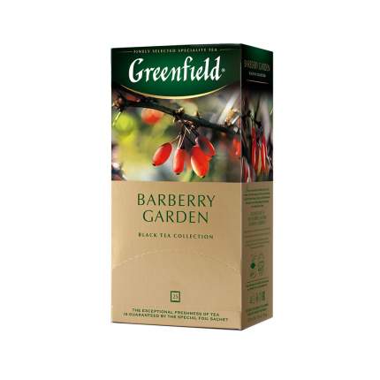 Чай черный Greenfield Barberry Garden 25 пакетиков