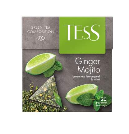 Чай зеленый в пирамидках Tess Ginger Mojito 20 пакетиков
