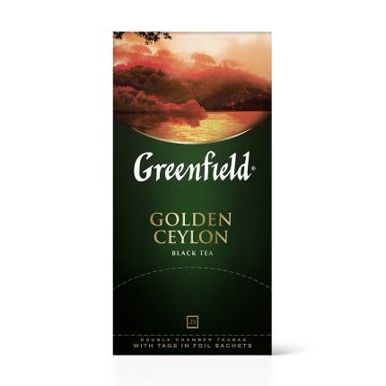 Чай черный Greenfield Golden Ceylon 25 пакетиков