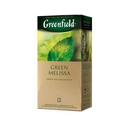Чай зеленый Greenfield Green Melissa 25 пакетиков