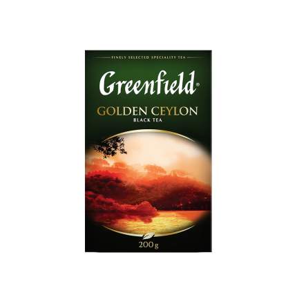 Чай черный листовой Greenfield  Golden Ceylon 200 г