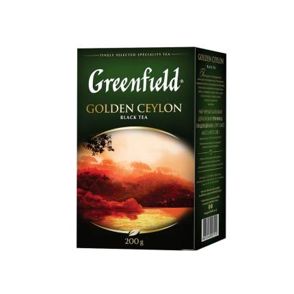Чай черный листовой Greenfield Golden Ceylon 200 г