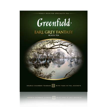 Чай черный Greenfield Earl Grey Fantasy 100 пакетиков