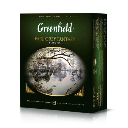 Чай черный Greenfield Earl Grey Fantasy 100 пакетиков