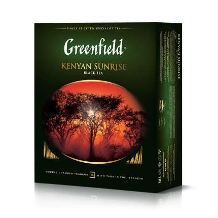 Чай черный Greenfield Kenyan Sunrise 100 пакетиков